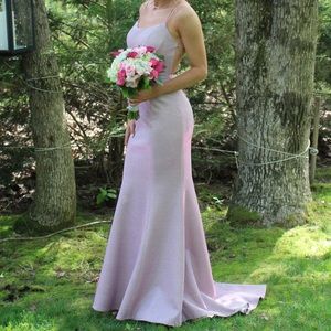 Sherri Hill long pink prom dress
